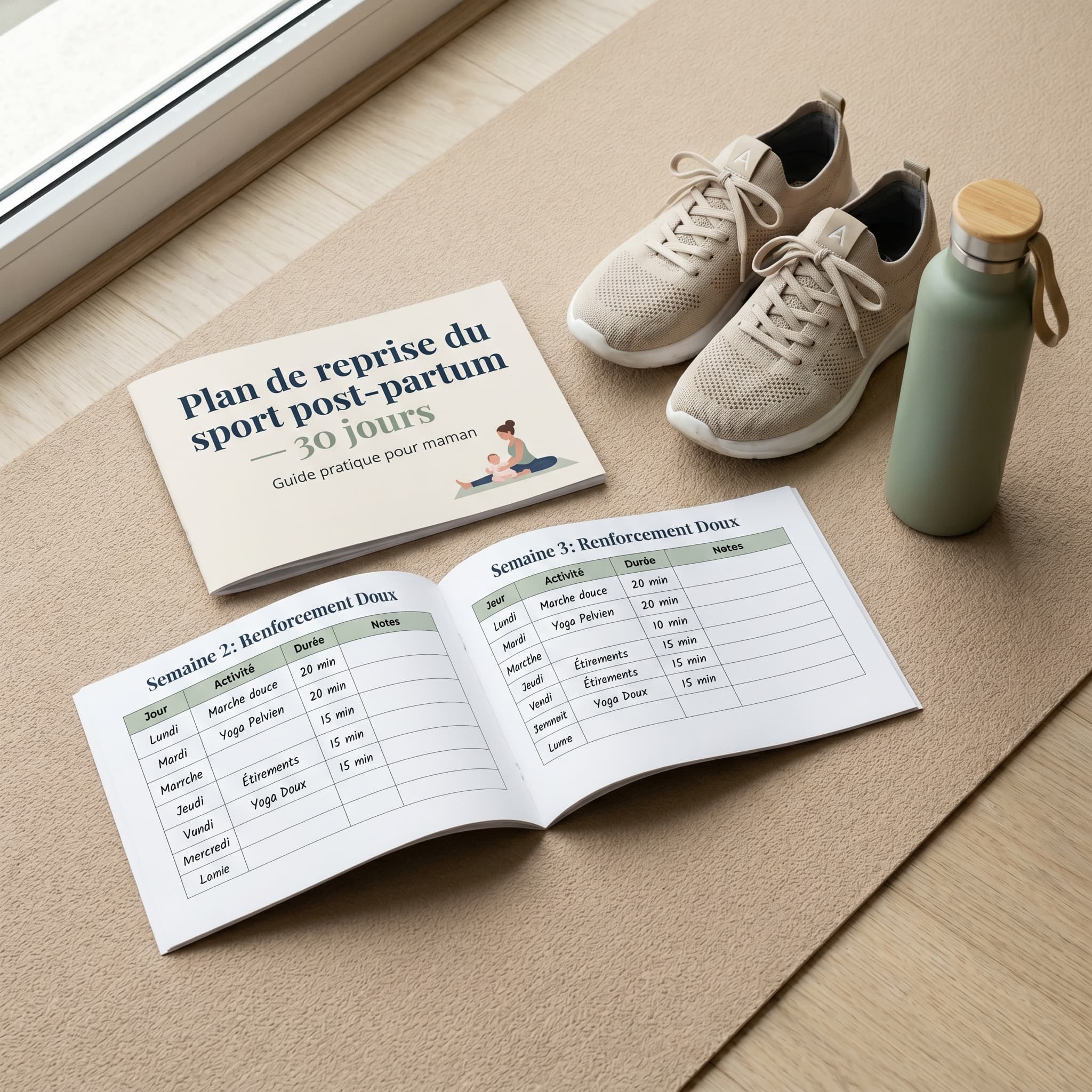 Plan de reprise du sport post-partum